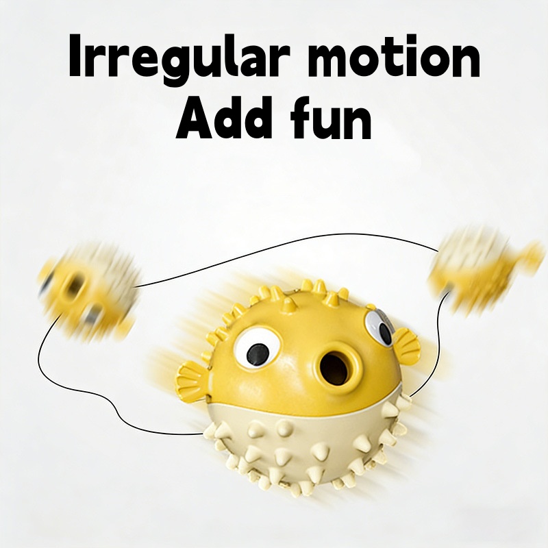 Interactive Bouncing Fish Trea - đánh giá và giá Dog Puzzle Feeder Toy