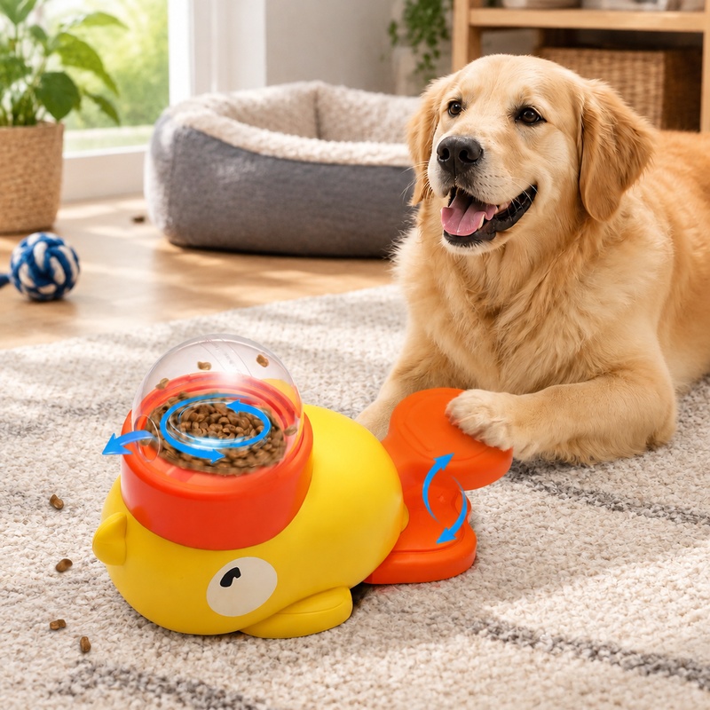 Interactive Pet Feeder Toy wit - đánh giá và giá Dog Puzzle Feeder Toy