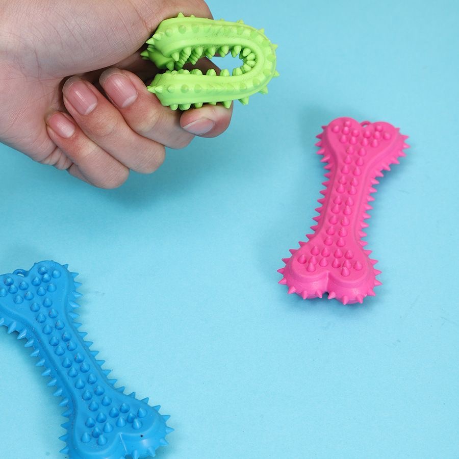 3/6pcs Chew Toys  Dog Rubber T - đánh giá và giá Teeth Cleaning Dog Chew Bone