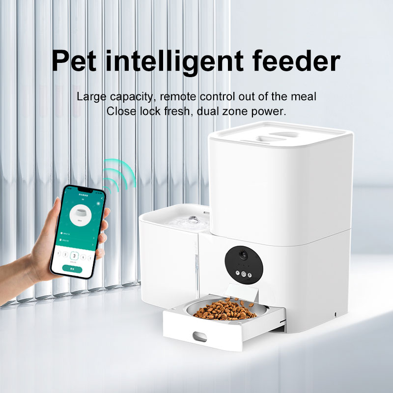 2-in-1 Smart Wi-Fi Electric Pe - đánh giá và giá Pet Feeders