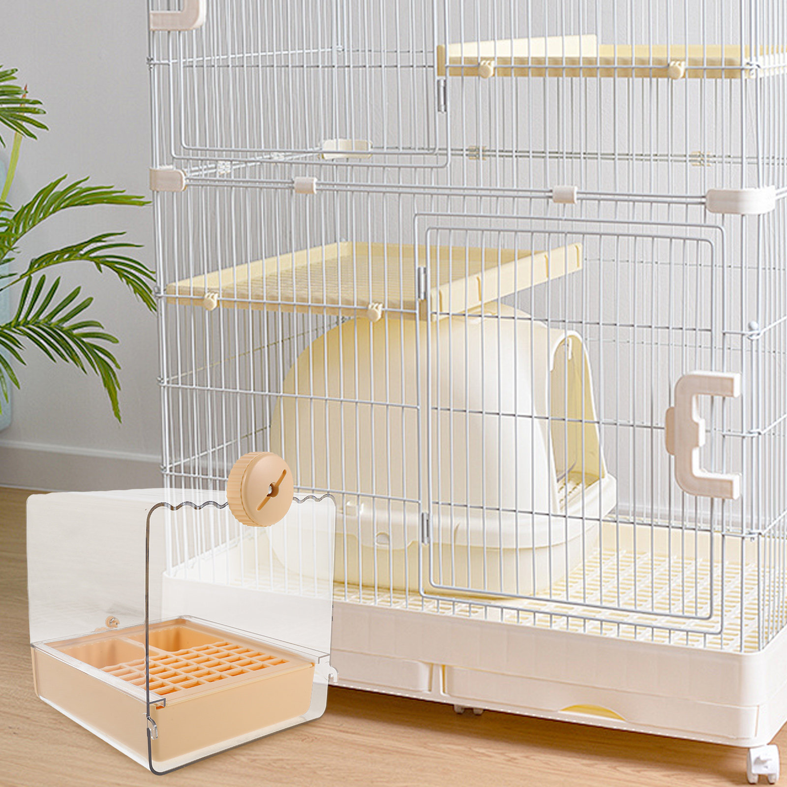Hanging Bird Bath Bowl Cage Pe - đánh giá và giá Pet Feeders