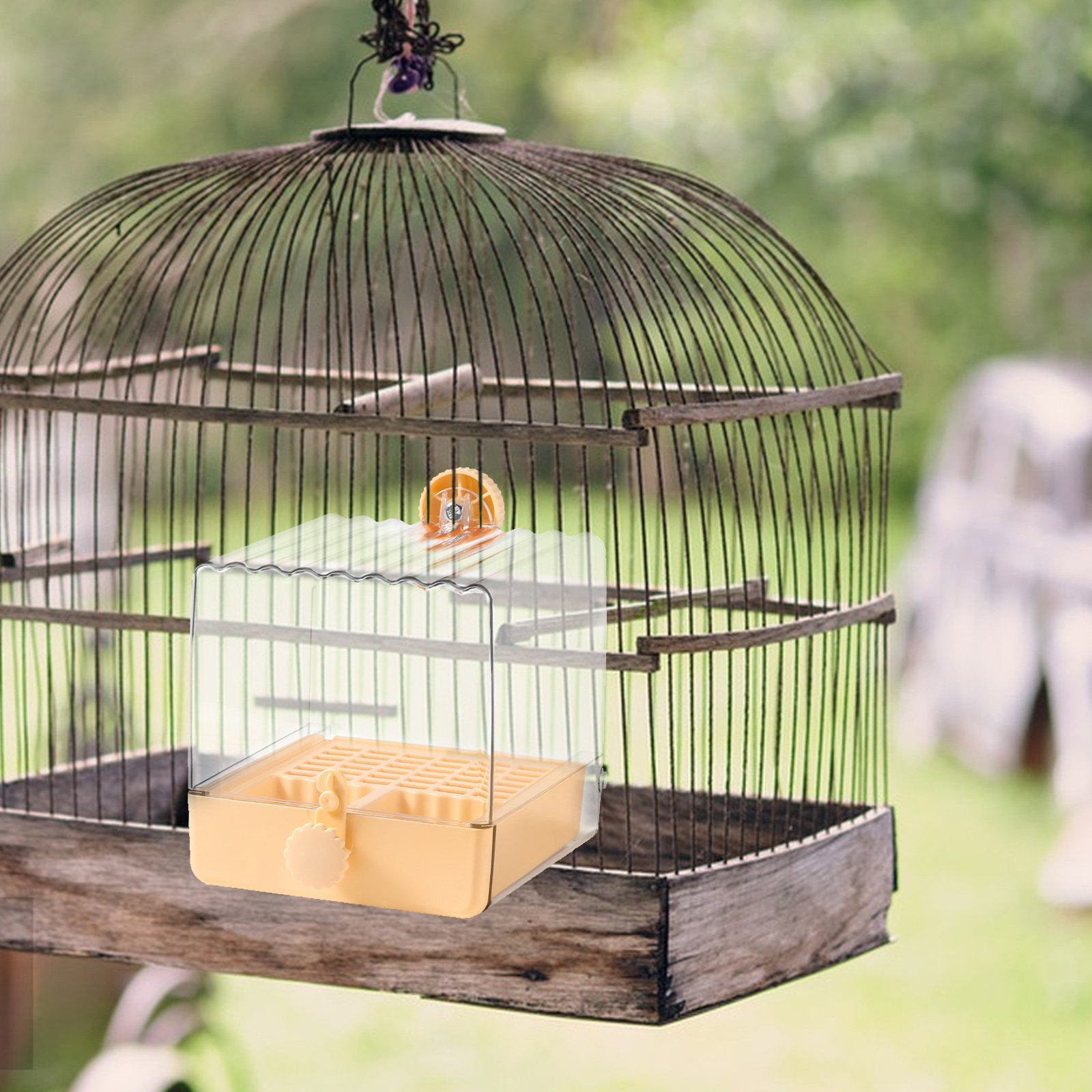 Hanging Bird Bath Bowl Cage Pe - đánh giá và giá Pet Feeders