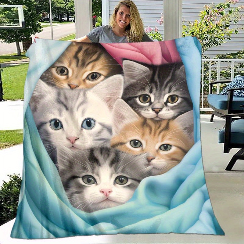 VIKAMA Cute Kittens Fleece Bla - đánh giá và giá Pet Beds