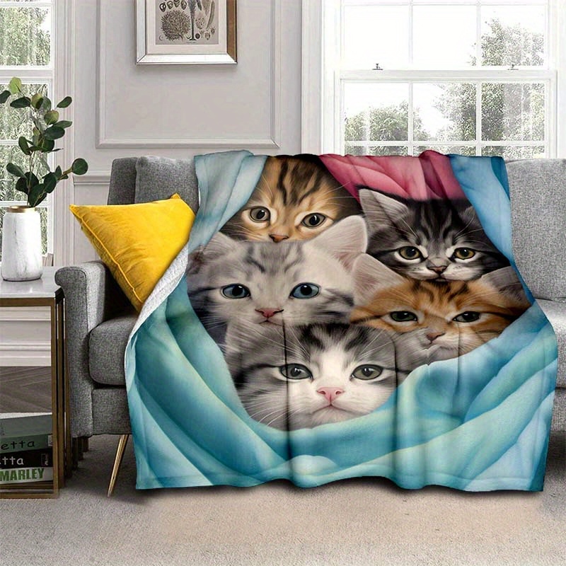 VIKAMA Cute Kittens Fleece Bla - đánh giá và giá Pet Beds
