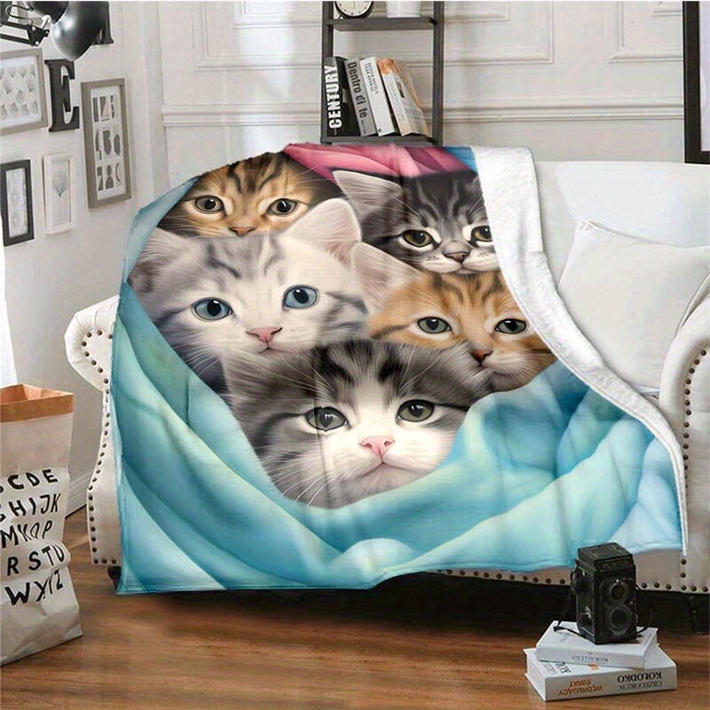 VIKAMA Cute Kittens Fleece Bla - đánh giá và giá Pet Beds