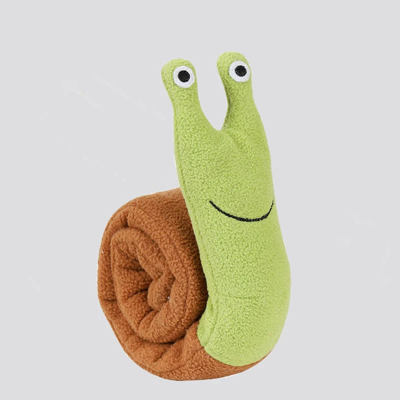 Squeaky Snail Plush Dog Toy In - đánh giá và giá Dog Puzzle Feeder Toy
