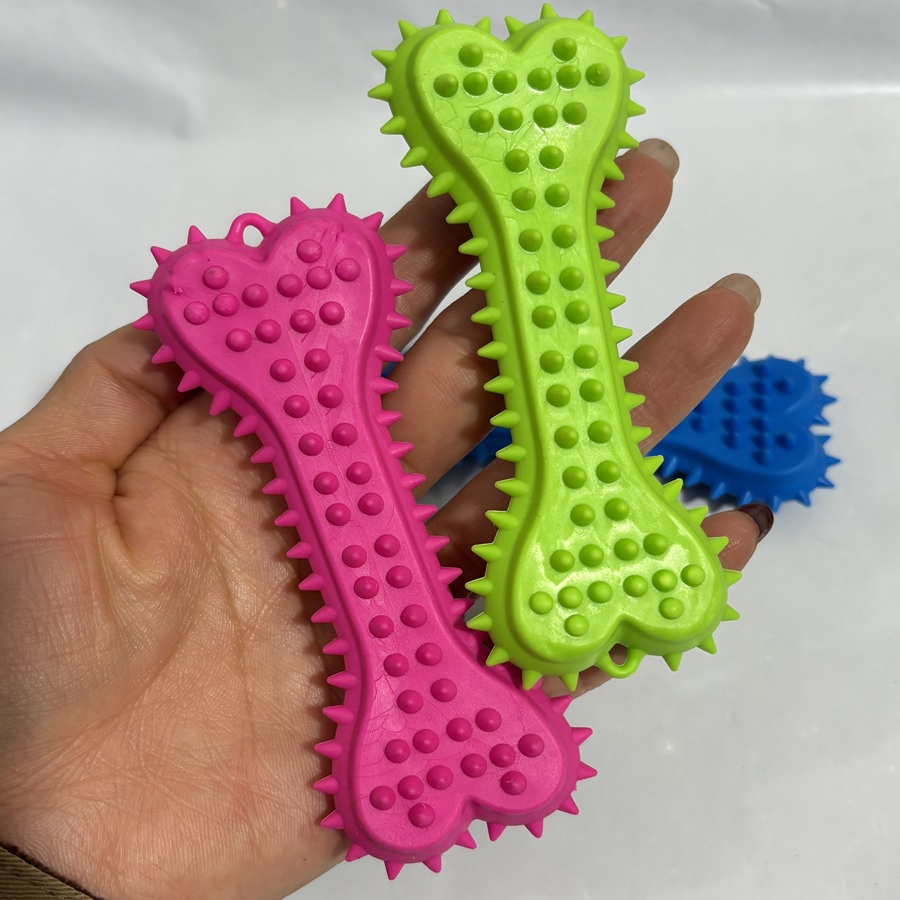 3/6pcs Chew Toys Dog Rubber To - đánh giá và giá Teeth Cleaning Dog Chew Bone