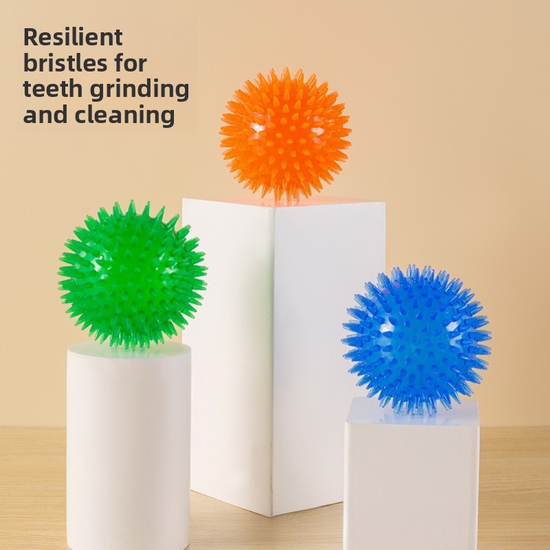 High-Elastic TPR Squeaky Spiky - đánh giá và giá Indestructible Dog Chew Toy